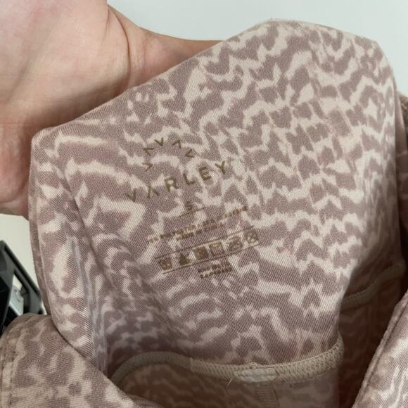 Varley Duncan Leggings Rose Feather Print Neutral (Size S) - Picture 3 of 7